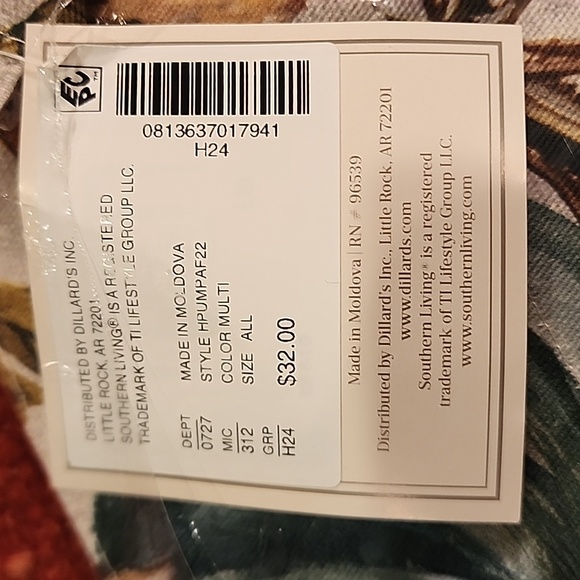 NWT Southern Living Festive Fall Collection Heirloom Pumpkin Oven Mitt and Apron - Picture 7 of 7